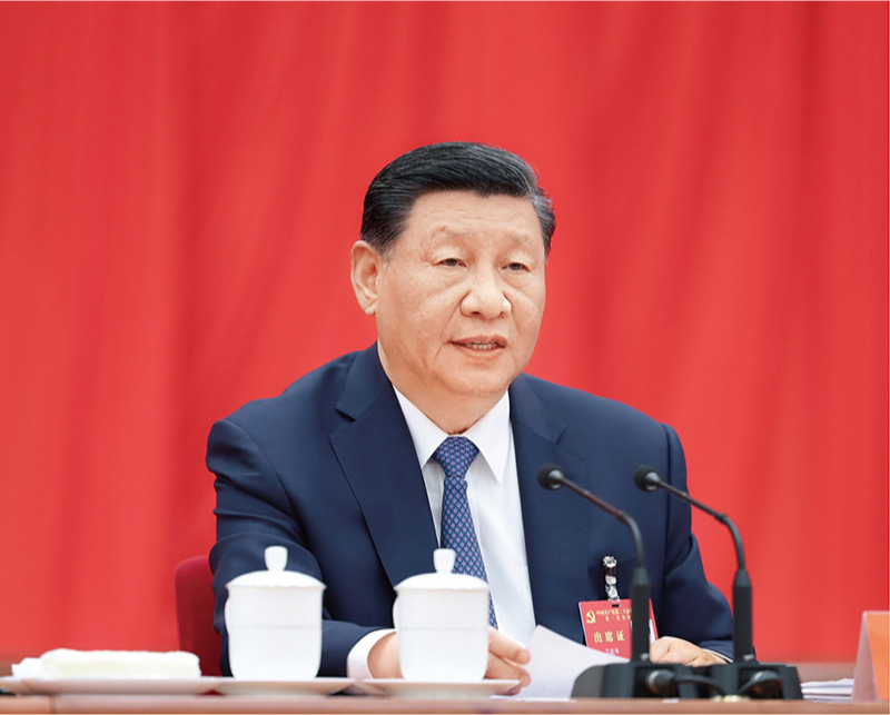 　　中國共產(chǎn)黨第二十屆中央委員會第三次全體會議，于2024年7月15日至18日在北京舉行。中央委員會總書記習(xí)近平作重要講話。 新華社記者 鞠鵬/攝